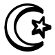 Мусульманский полумесяц icon