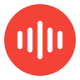 Audio wave application for editing and playback icon