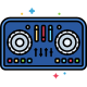 外部-DJ-コントローラー-デバイス-flaticons-lineal-color-フラット-アイコン icon