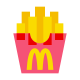 Frites McDonald`s icon