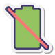 Nessuna batteria icon