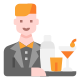 Bartender Mann icon