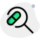 Finding a prescription drug capsule in a database icon