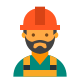 pele de barba de trabalhador tipo 3 icon