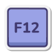 tecla f12 icon