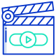 Clapperboard icon