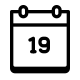 Calendar 19 icon