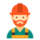 pele de barba de trabalhador tipo 1 icon