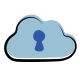 Privater Cloud Speicher icon