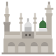 externe-al-masjid-an-nabawi-pays-asiatiques-monuments-flat-wichaiwi icon