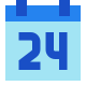 Calendar 24 icon