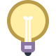 Bombilla globo icon