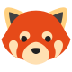 Panda rosso icon