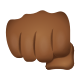 Oncoming Fist Medium Dark Skin Tone icon