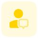 Digital device online messenger for chatting and texting icon