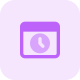 Safe web browsing with in built timer function icon