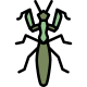 外部螳螂昆虫 Tulpahn 轮廓颜色 Tulpahn icon