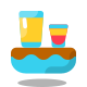 Bar a bordo piscina icon