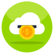 Cloud Earning icon