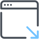 navegador em tamanho real icon