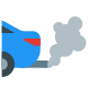 автомобильный выхлоп icon