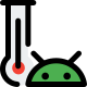 High temperature alert function in every Android smartphone icon