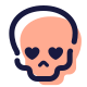 crâne heureux icon