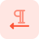 Shift paragraph inward arrow-direction justify layout position icon