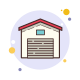 Garagem fechada icon