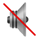 stummgeschalteter Lautsprecher icon