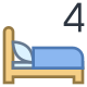 Quatro camas icon