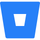 Bitbucket is a web-based version control repository hosting service icon