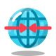 Globo di frecce di riunione icon