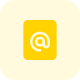 Contact card organizer icon