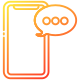 Smartphone Chat icon