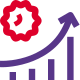 Spike in the coronavirus endemic graph layout icon