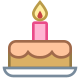 Bolo de aniversário icon