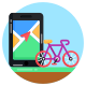 Bike Route icon