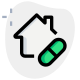 Stock of medicine in a Pharmacy Store icon