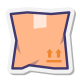 Damaged parcel icon