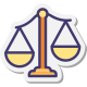 Balance Scale Left icon