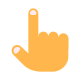 Finger-oben-Hauttyp-2 icon