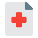 Bookmarked Medical File icon