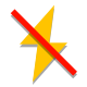 Flash desligado icon