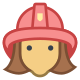 Feuerwehrmann-weiblich icon