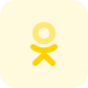 Odnoklassniki social network service for classmates and old friends icon