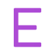 E icon