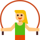 Kid Jumping Rope icon