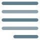 Justify right alignment paragraph-setting text layout-position format icon