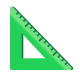 삼각형 눈금자 이모티콘 icon